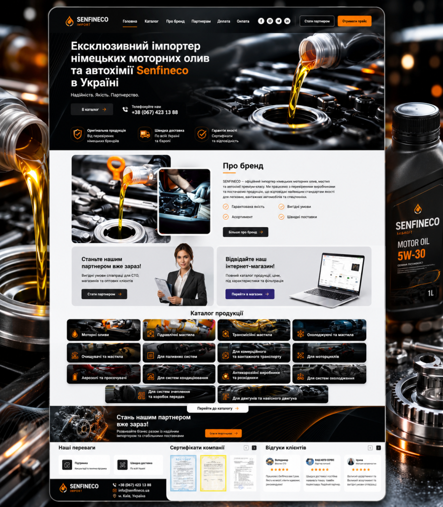 Каталог Senfineco Import