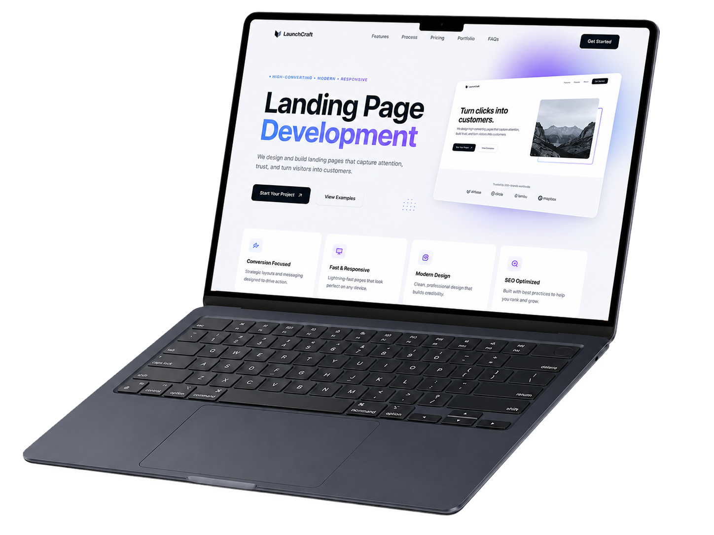 Landing page